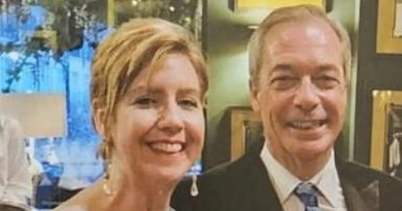 Tory candidate Andrea Jenkyns defends grinning Nigel Farage picture