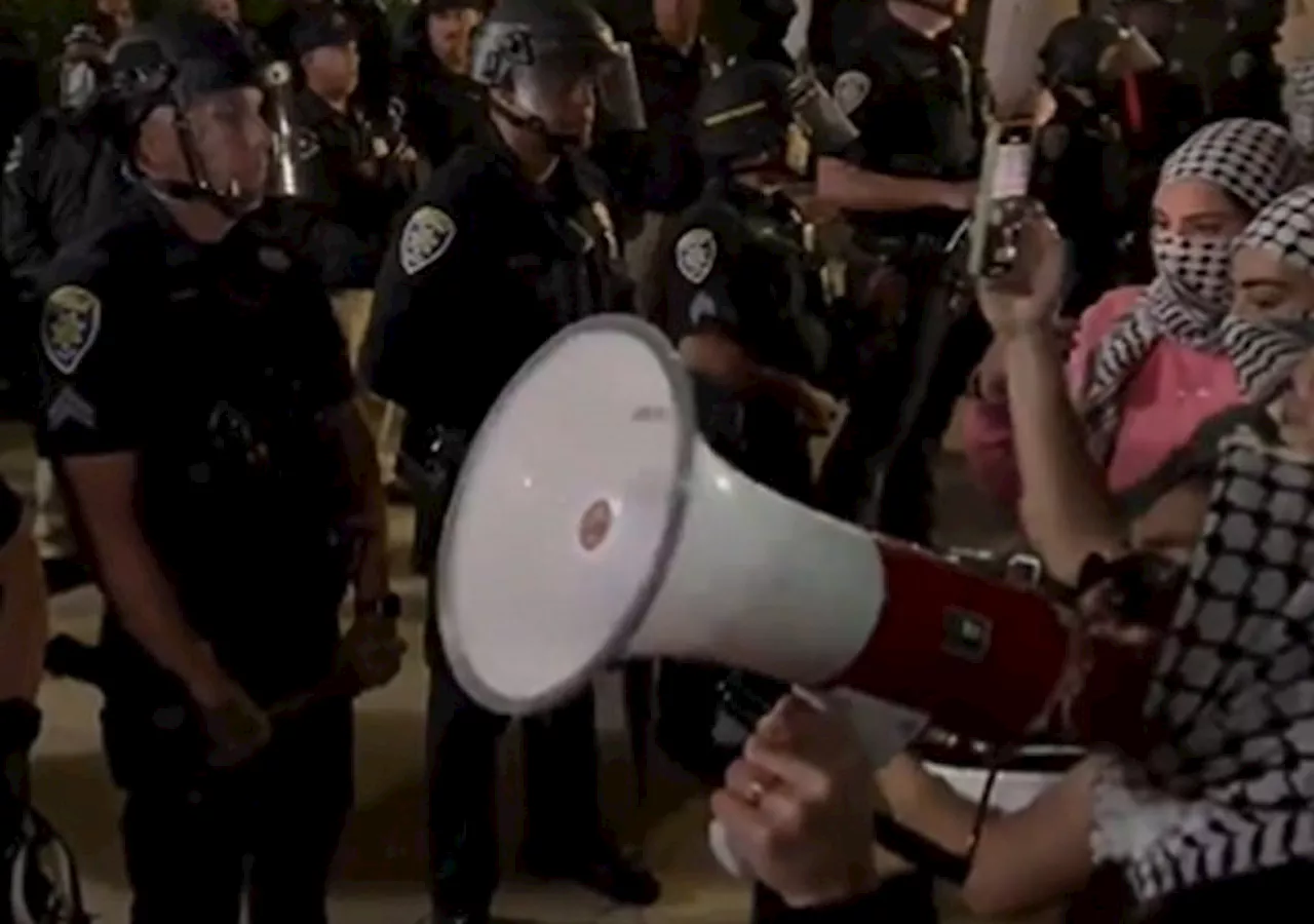 Anti-Israel Protester at UCLA Has FAFO Moment With Police