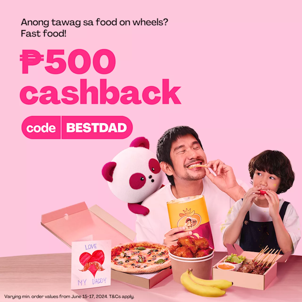 Make your Pinoy Dad smile with foodpanda deals for their personality type