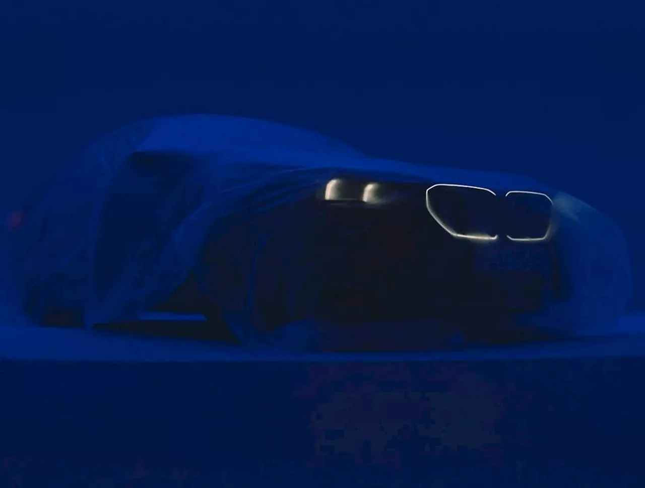 2025 BMW M5 teaser shows off illuminated grille