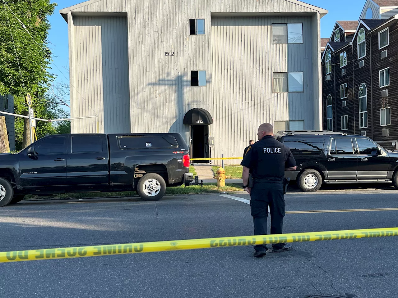 investigation underway after explosive blows up entrance of Connecticut apartment building