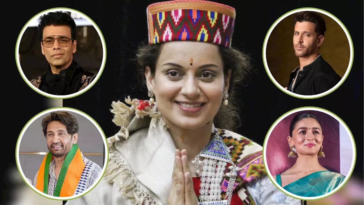 Kangana Ranaut के सांसद बनते ही इन सितारों के बदले सुर, 'थप्पड़ कांड' पर किया सपोर्ट