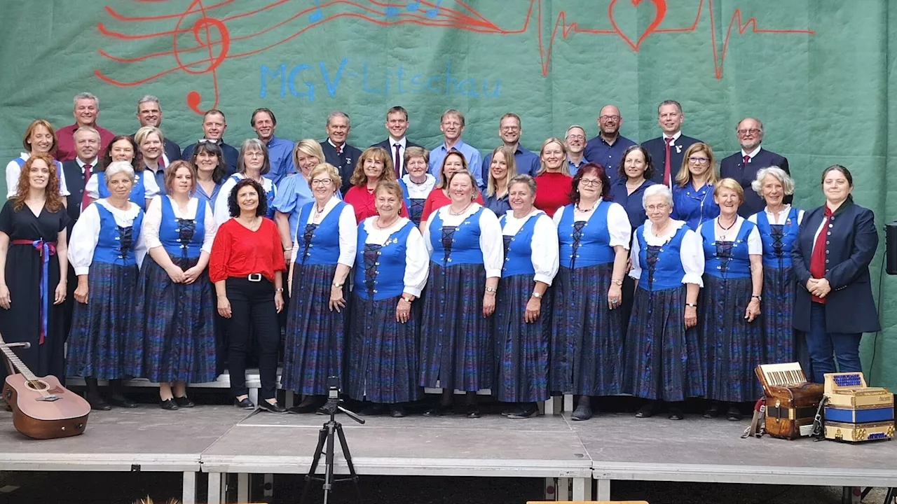 Musik- und Gesangverein gab Konzert im Litschauer Schlosshof