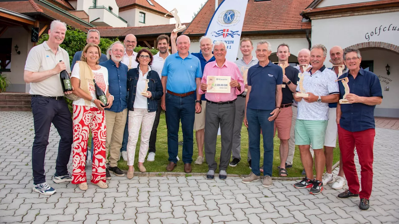 Poysdorf: Kiwanis golfen für autistische Kinder