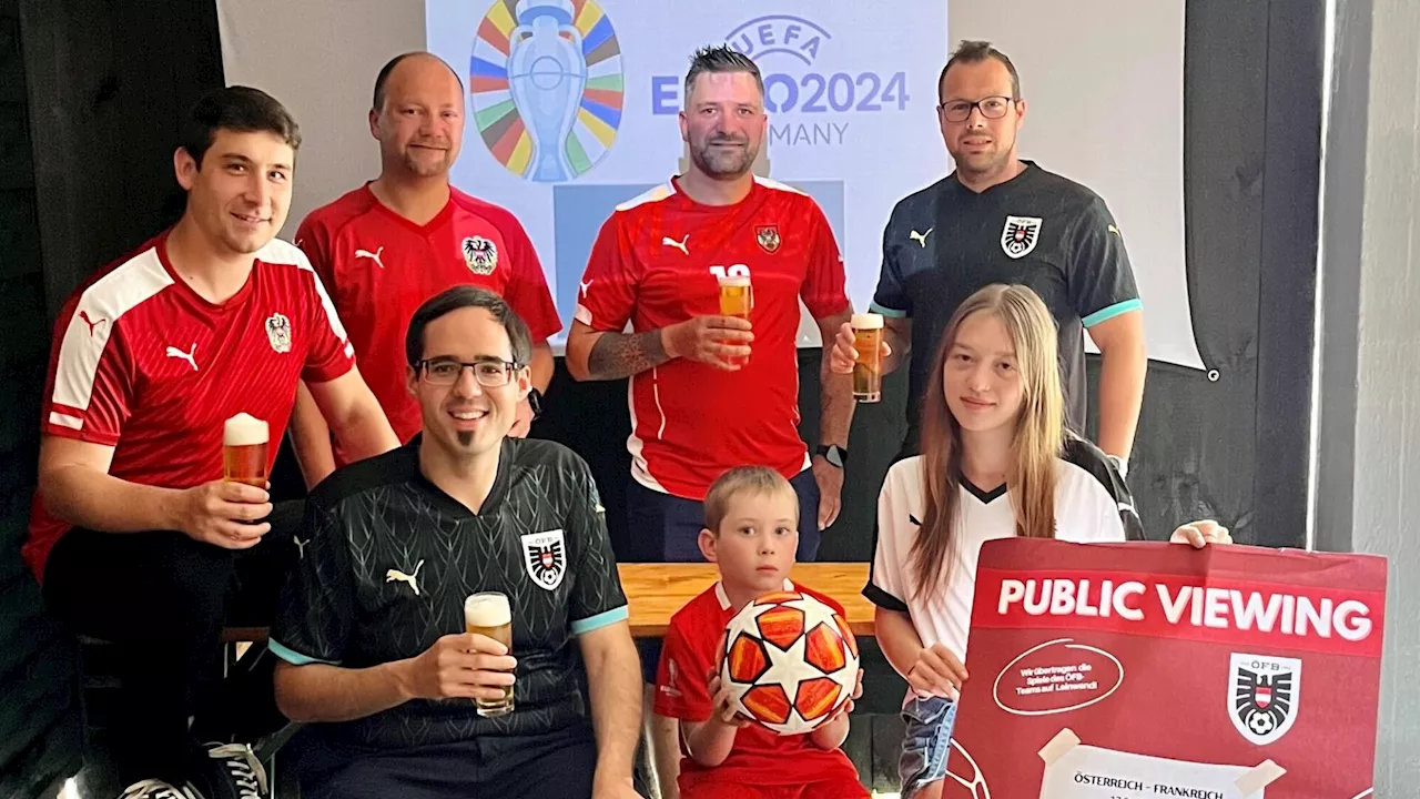 Public Viewing im Bezirk Gmünd: Hier läuft die EM auf der Leinwand