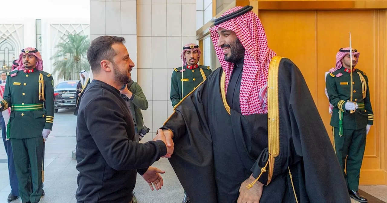 Selenskyj tourt zwischen G7 und Saudi-Arabien