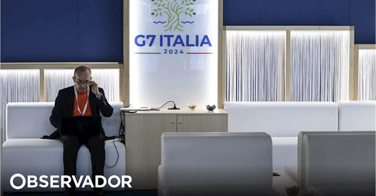 Zelensky participa como convidado na cimeira do G7 em Itália