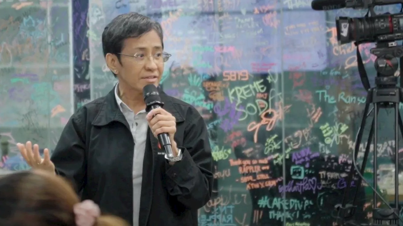 With rise of AI, Maria Ressa warns of loss of information integrity