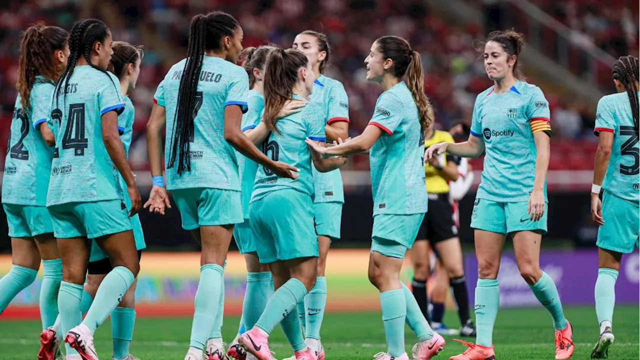 Chivas Femenil caen goleadas en juego amistoso frente al FC Barcelona