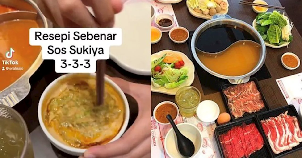 Gadis Kongsi Resipi 'Sos Suki-Ya' Yang Betul, Memang Terangkat Bila Cicah Dengan Daging!