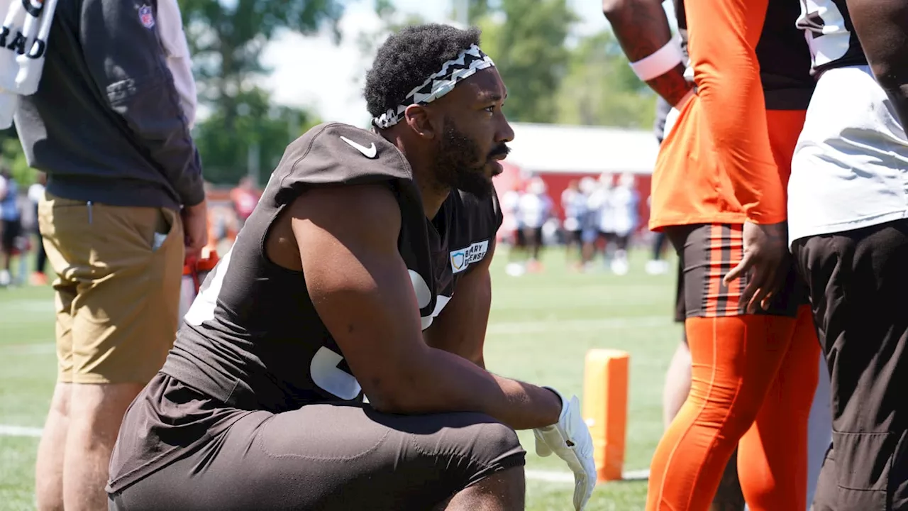 Myles Garrett Expected To Be 'Fine' After Apparent Injury At Browns Minicamp