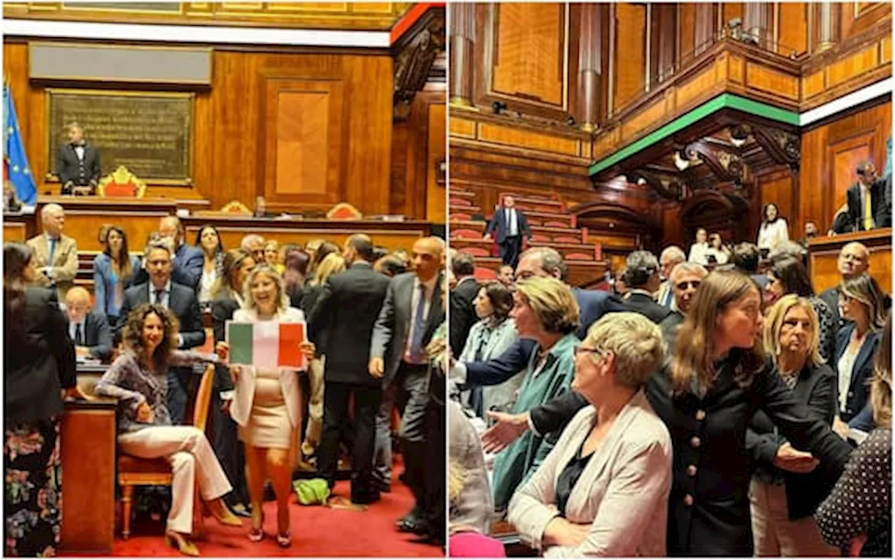 Parlamento, lite al Senato durante voto sul premierato. Ancora tensioni alla Camera. VIDEO