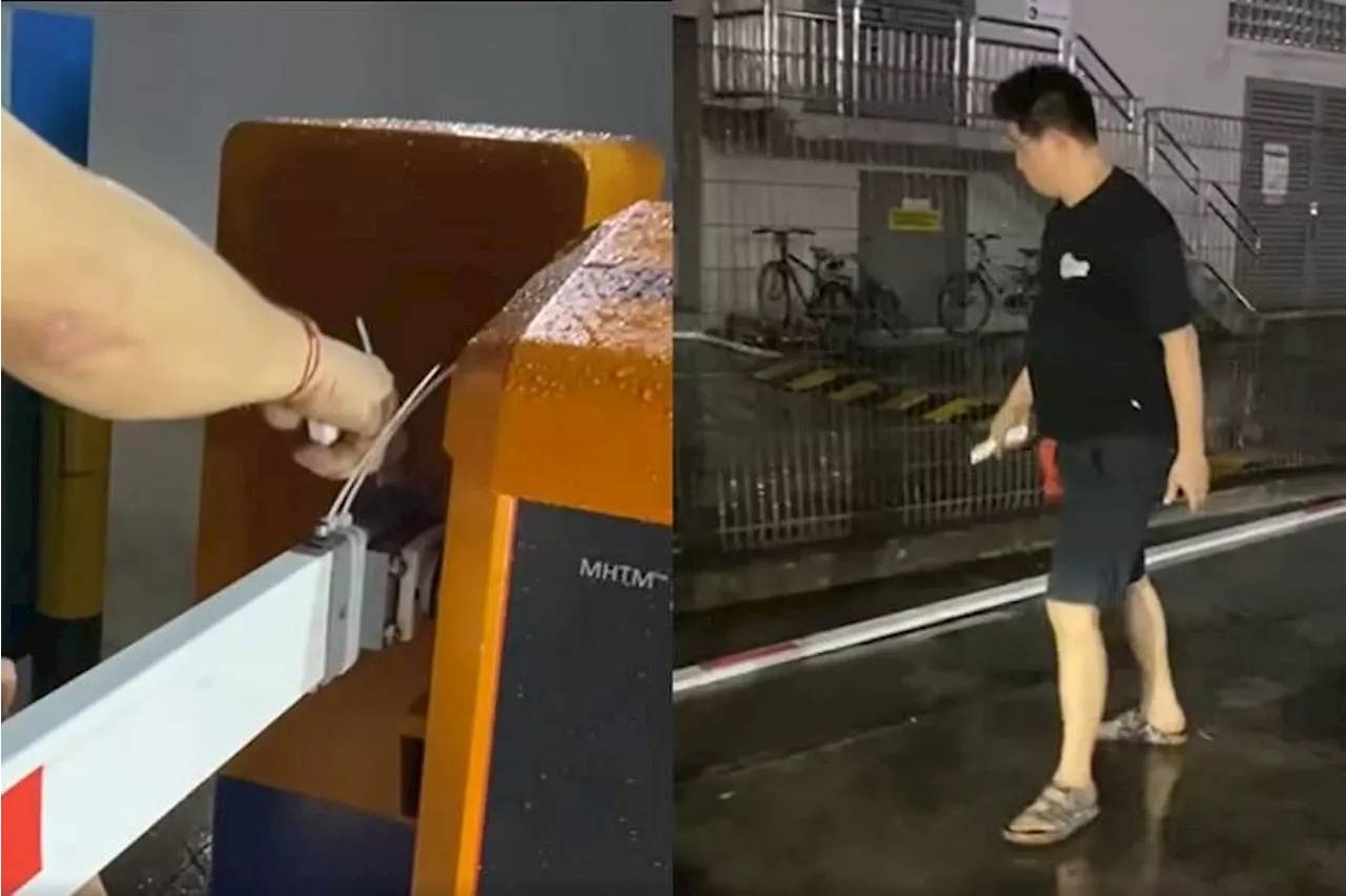 Man, 46, to be charged for stealing, damaging carpark facilities