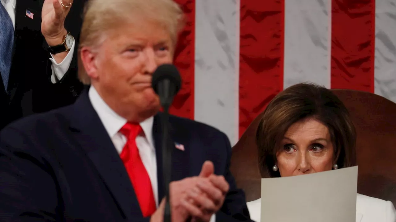 Trump Takes His Weird Nancy Pelosi Fetish to Capitol Hill