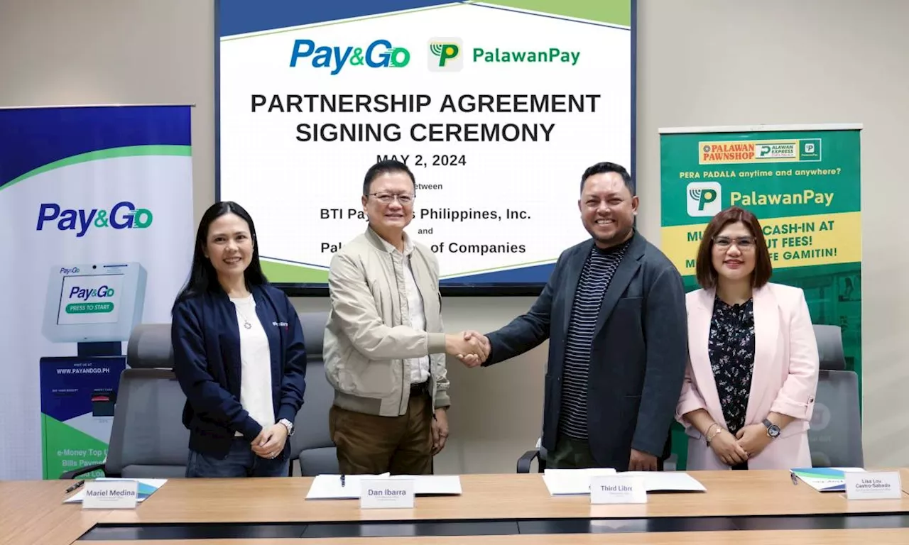 PalawanPay, Pay&Go partner to simplify payments