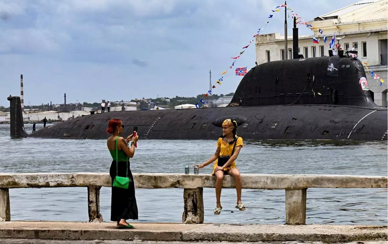 Russian nuke-powered submarine in Havana