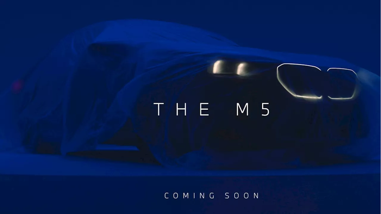 2025 BMW M5 gets one more tease before imminent debut