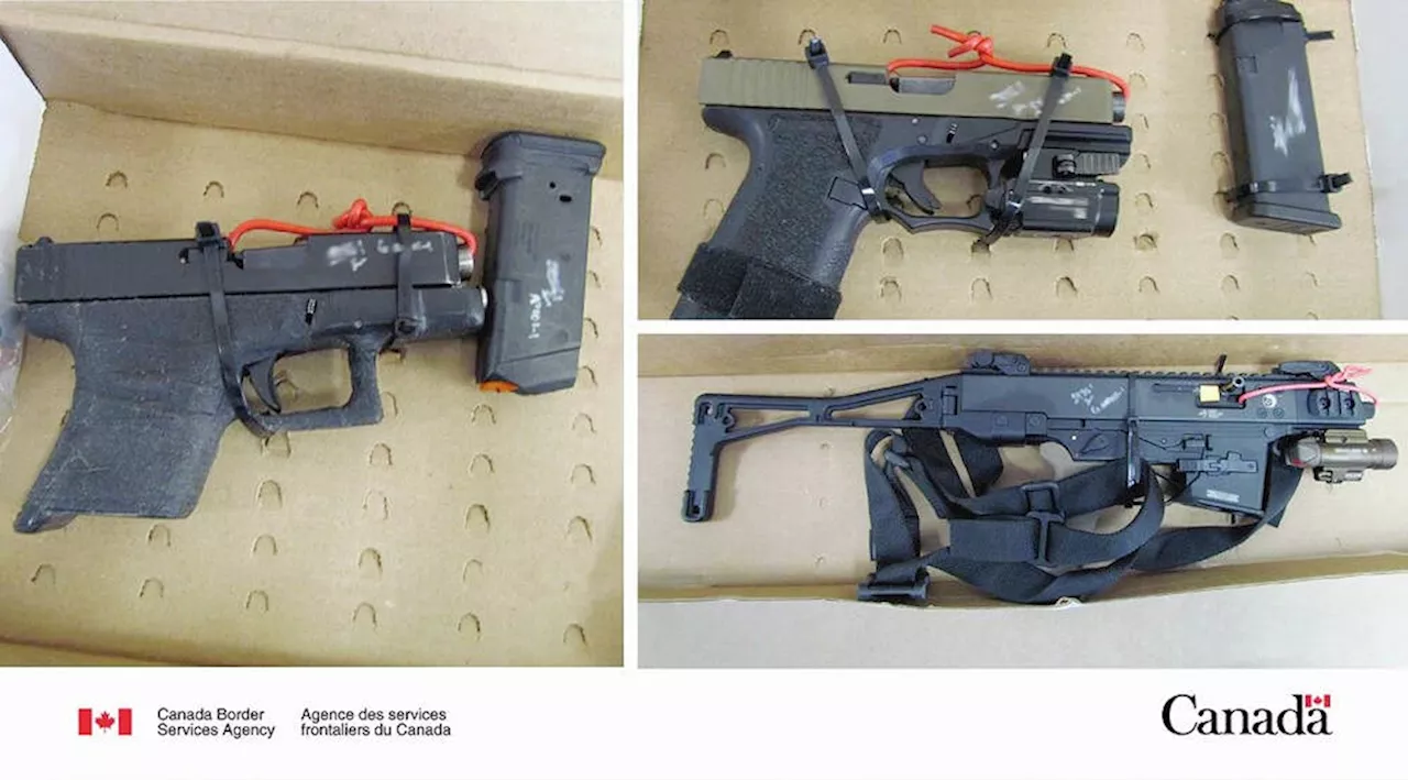 Nanaimo man charged after seizure of silencers at airport leads to search that turns up ghost guns