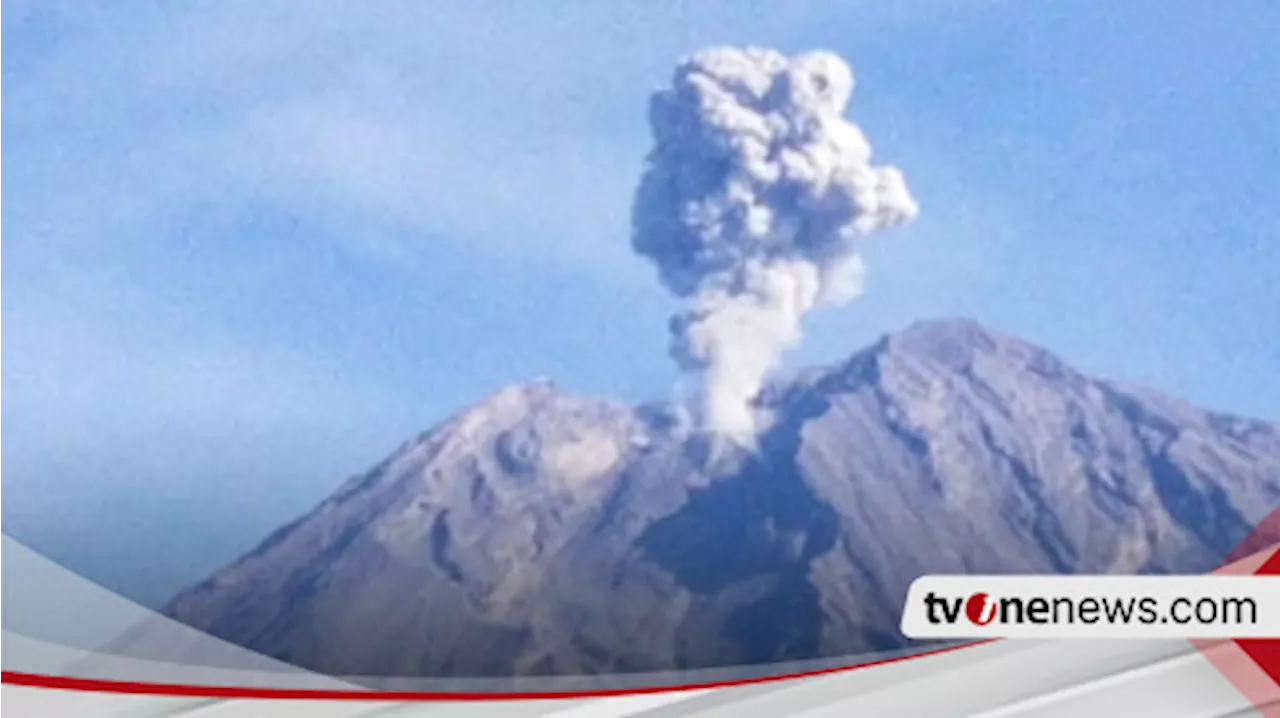 Kembali Alami Erupsi, Gunung Semeru Semburkan Kolom Abu Setinggi 900 Meter