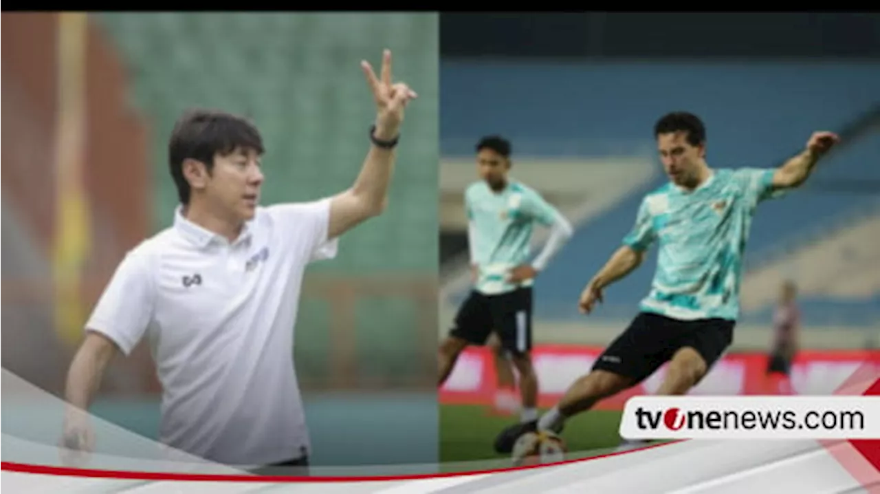 Momen Shin Tae-yong Dekap Tangan Thom Haye Saat Foto Bersama, Netizen: Coach Kayanya Sayang Banget Sama Thom Sampe…