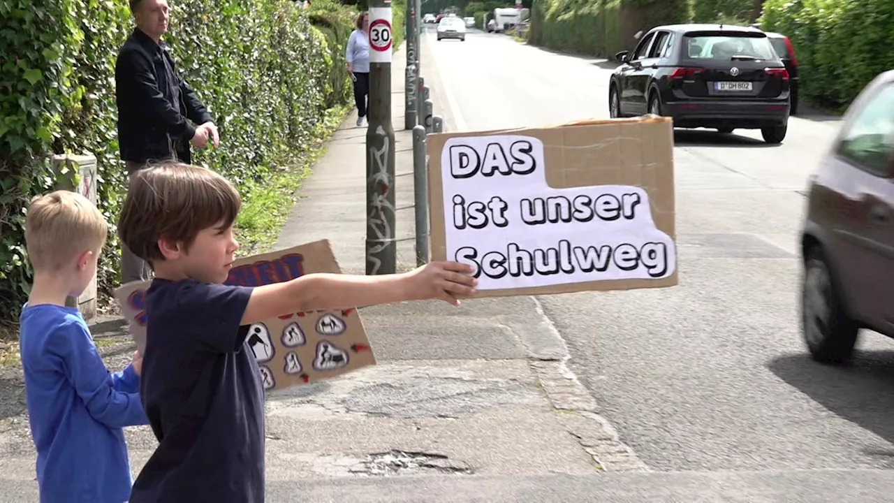 Fußweg des Grauens in Düsseldorf-Gerresheim