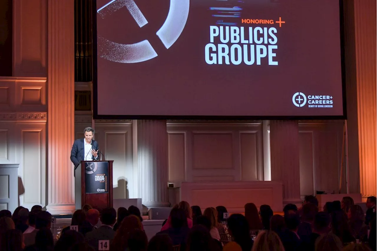 Publicis Groupe CEO Arthur Sadoun Honored at CEW Cancer and Careers Luncheon