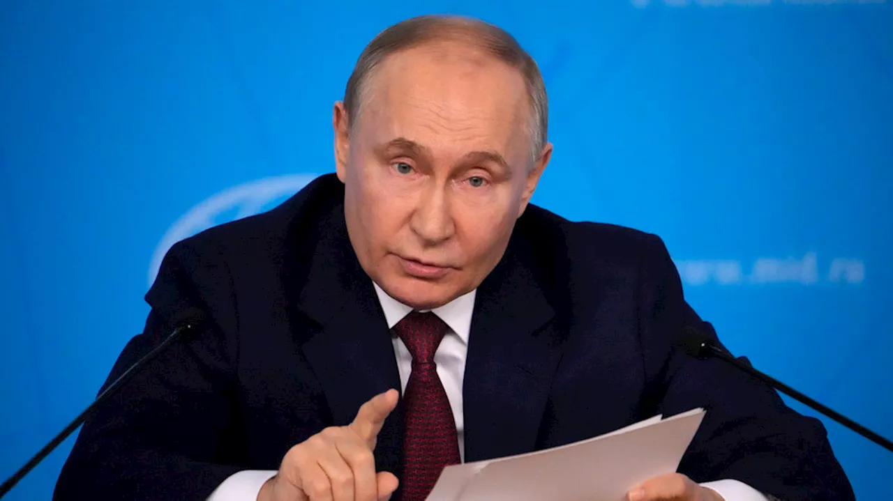 Putin offers Ukraine cease-fire if troops exit Moscow-occupied areas, drops NATO bid