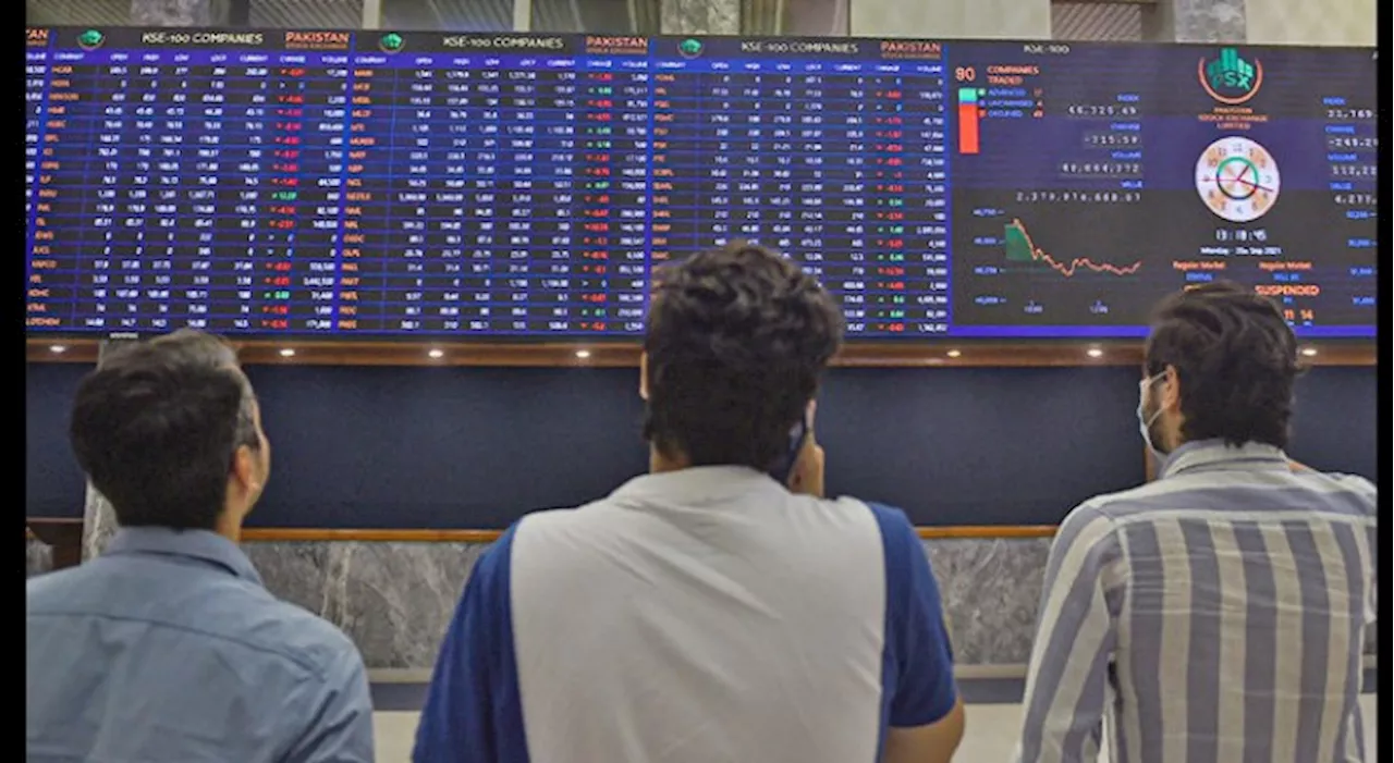 Share prices toss PSX index to historic high of 77,000