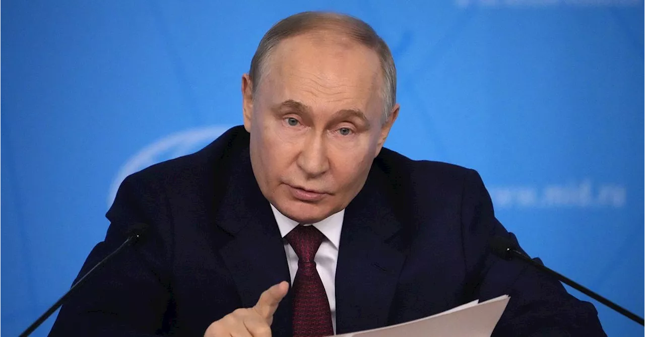 Putin vows truce if Ukraine exits Moscow-occupied areas and drops NATO bid