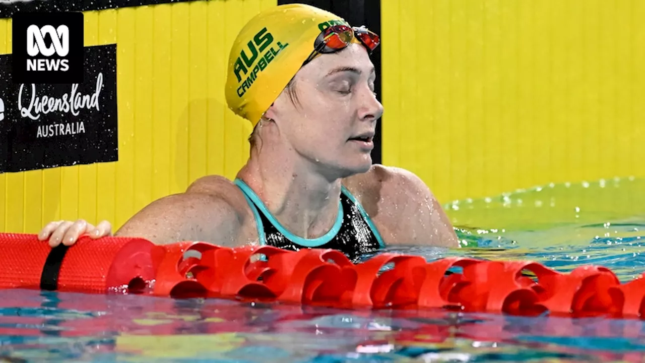 Cate Campbell misses 100m freestyle final by just 0.01 seconds at Australian Swimming Trials