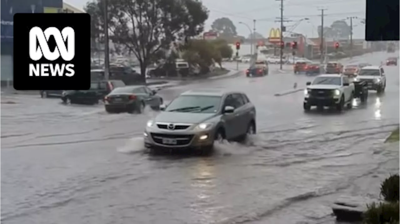 Rain and storms dump heavy falls over Adelaide as SES kept busy by minor flash flooding