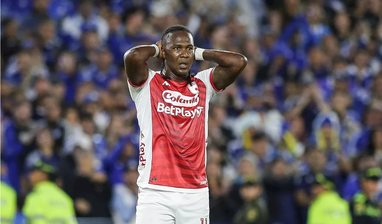 Santa Fe definió futuro de Rodallega antes de la final con Bucaramanga