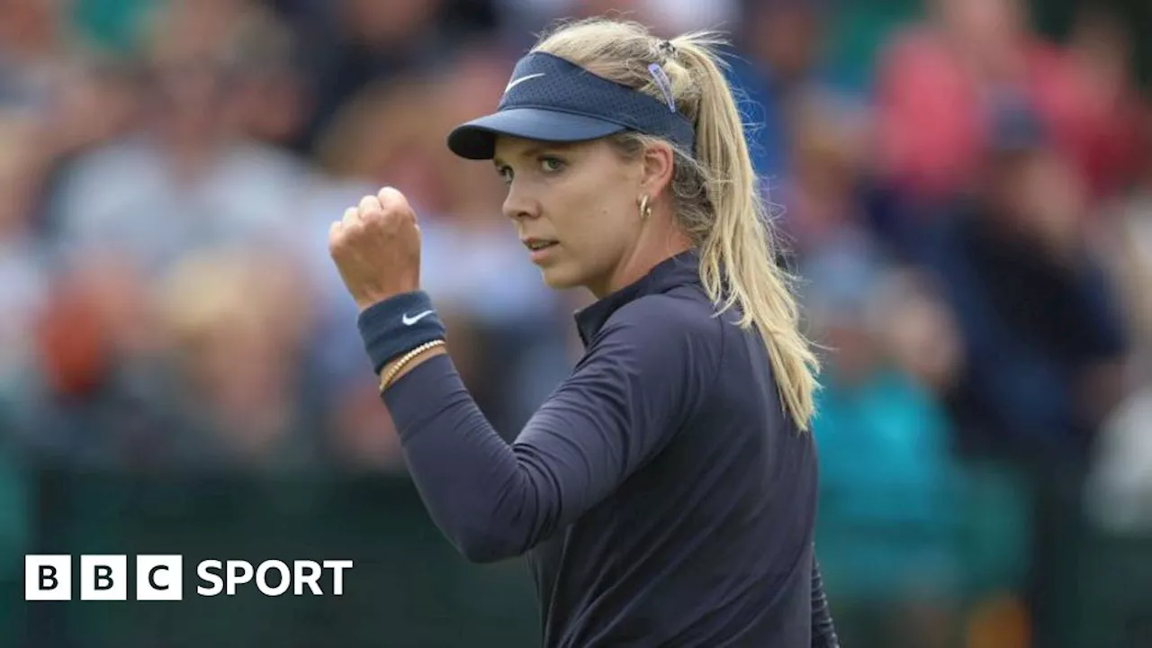 Nottingham Open: Katie Boulter reaches semi-finals as Jack Draper wins