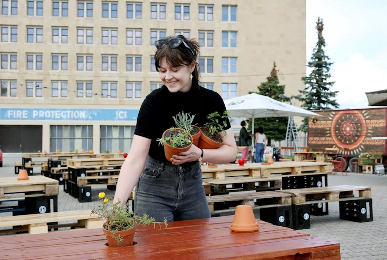 EM 2024: Das Berliner Tempelhofer Feld hat einen neuen Biergarten