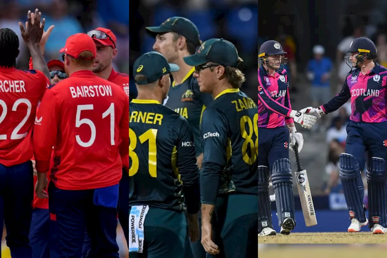 T20 World Cup 2024: England, Scotland, Australia in battle for Super 8 spot