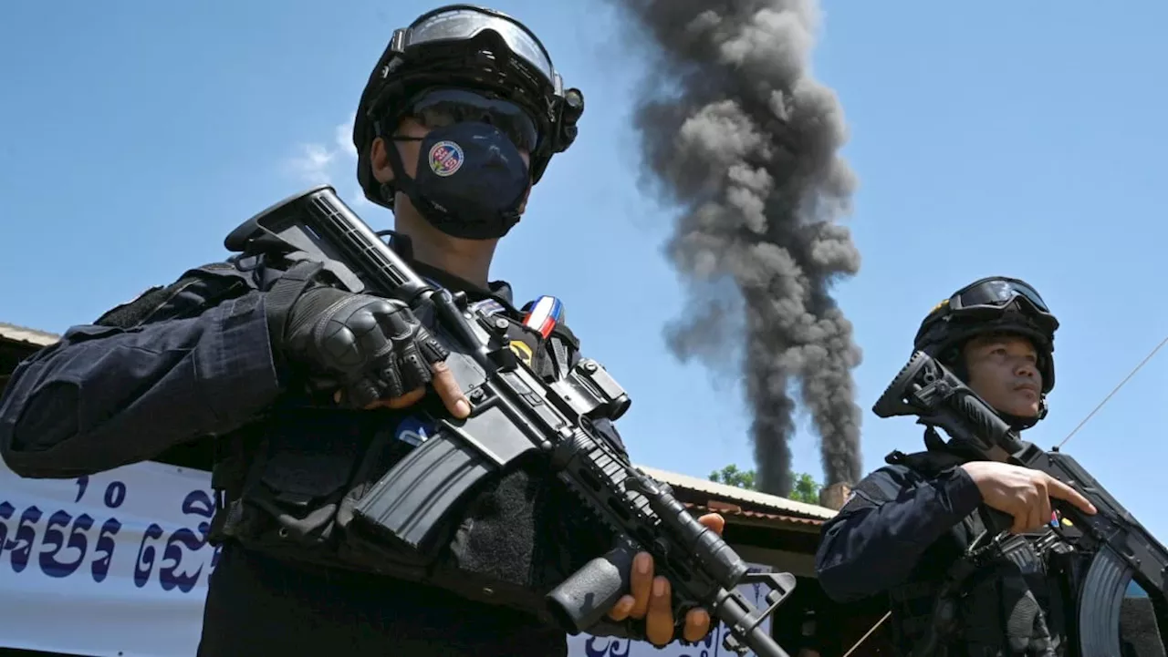 Cambodia burns illegal drugs worth nearly US$70 million