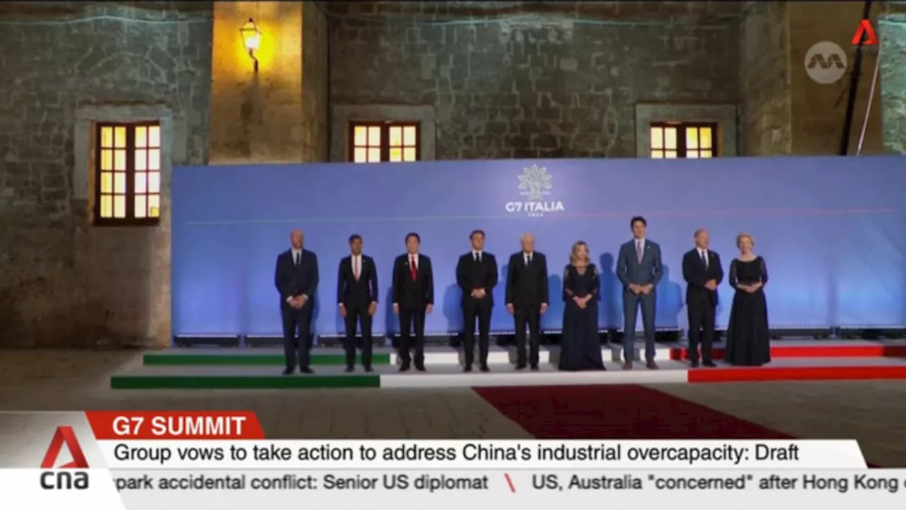 G7 Summit: G7 leaders criticise China's industrial overcapacity in ...