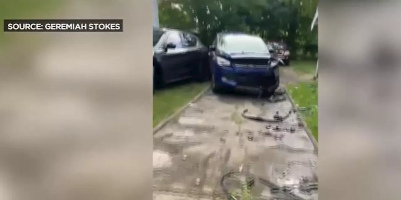 Car crashes into house and car in Cleveland’s Union-Miles neighborhood