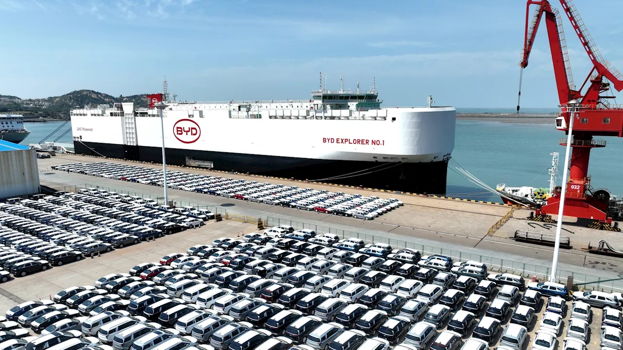 Chinese automakers overtake U.S. rivals in sales for the first time, report shows