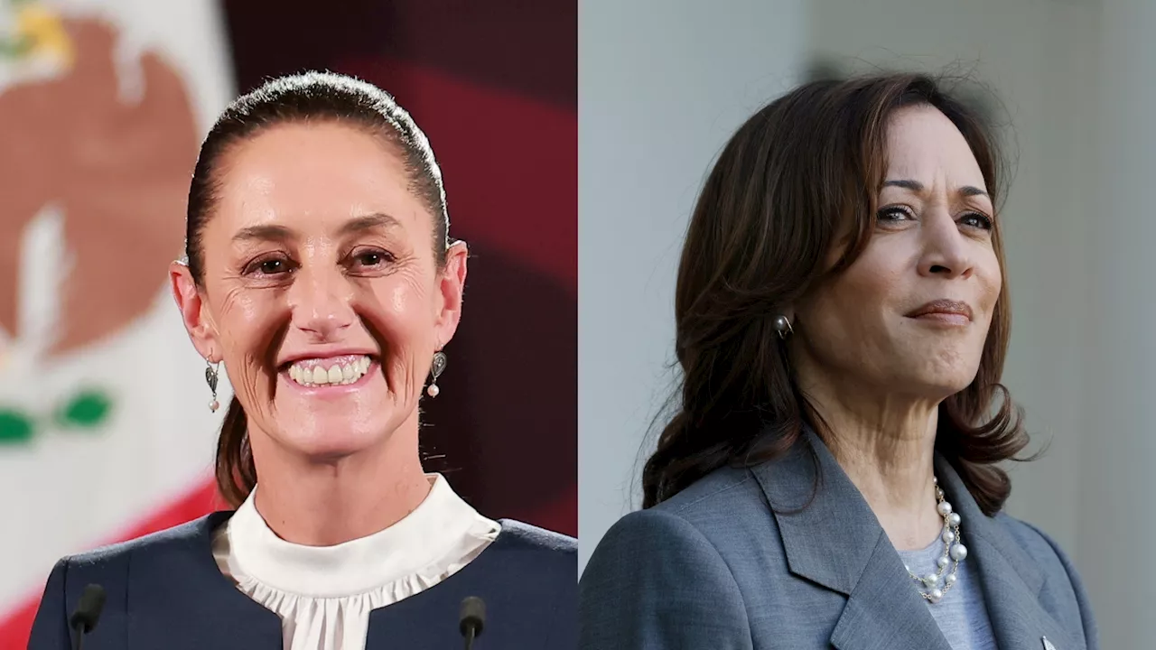 Claudia Sheinbaum conversó por teléfono con Kamala Harris, quien la felicitó por su triunfo electoral