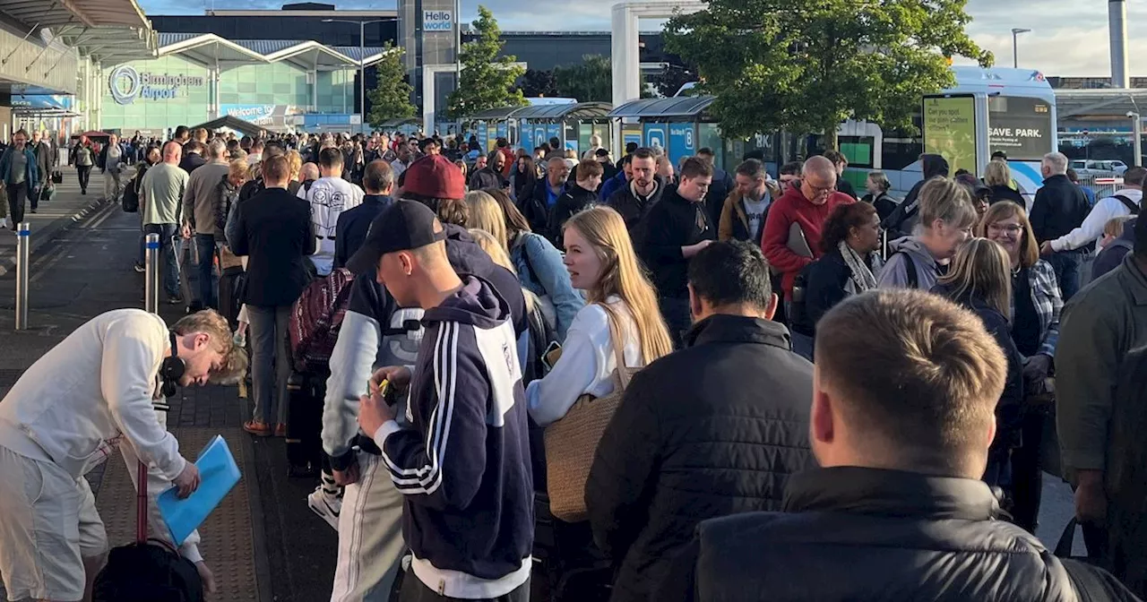 BA passengers at Birmingham Airport told to arrive 3 hours early for flights