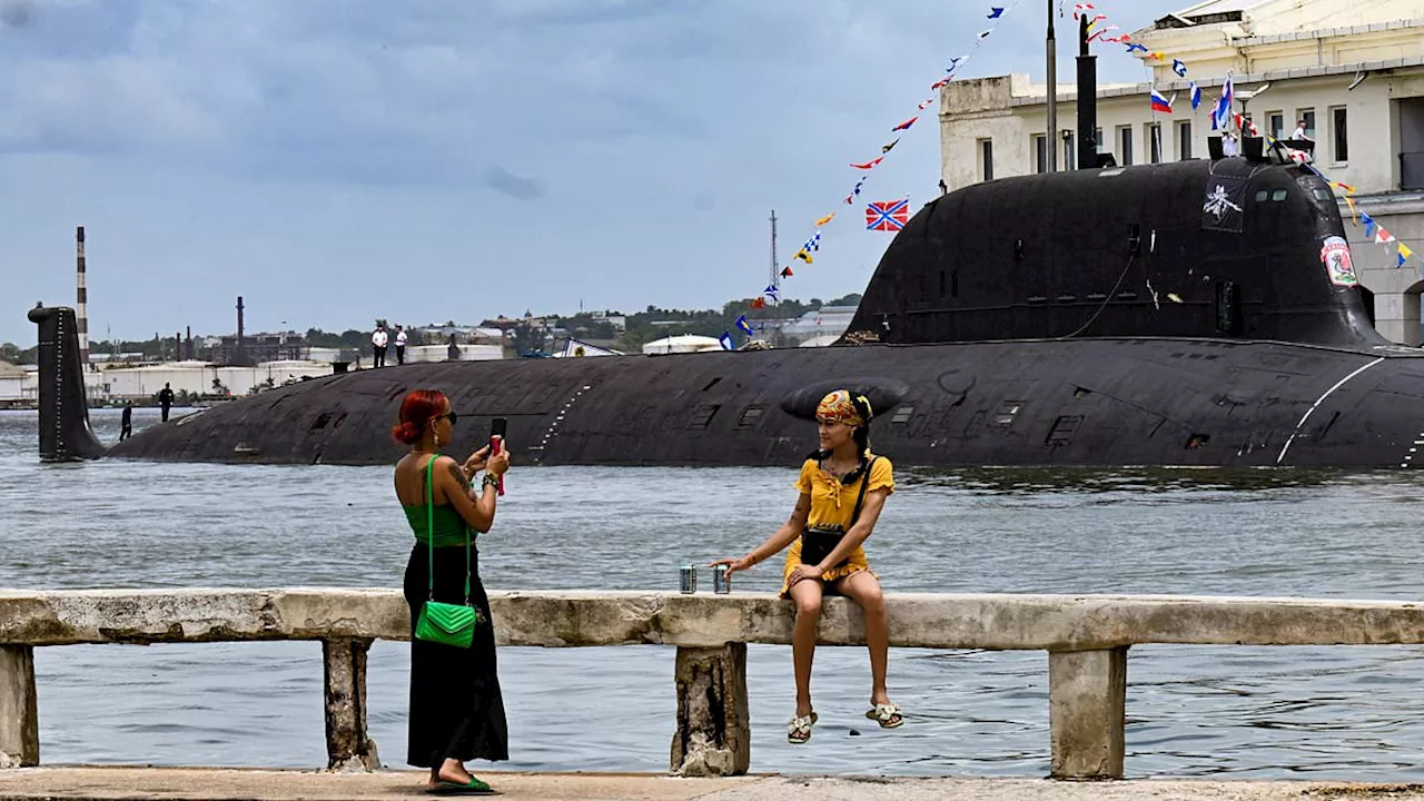 Russian warships reach Cuba ahead of military exercises - just two weeks after Biden approved...