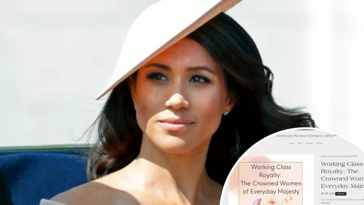 Meghan Markle's American Riviera Orchard lifestyle brand name is stolen by a COPYCAT website and...