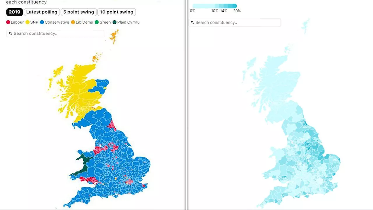 Will a vote for Reform gift Labour a win in YOUR constituency? Analysis shows Tories could claw back...