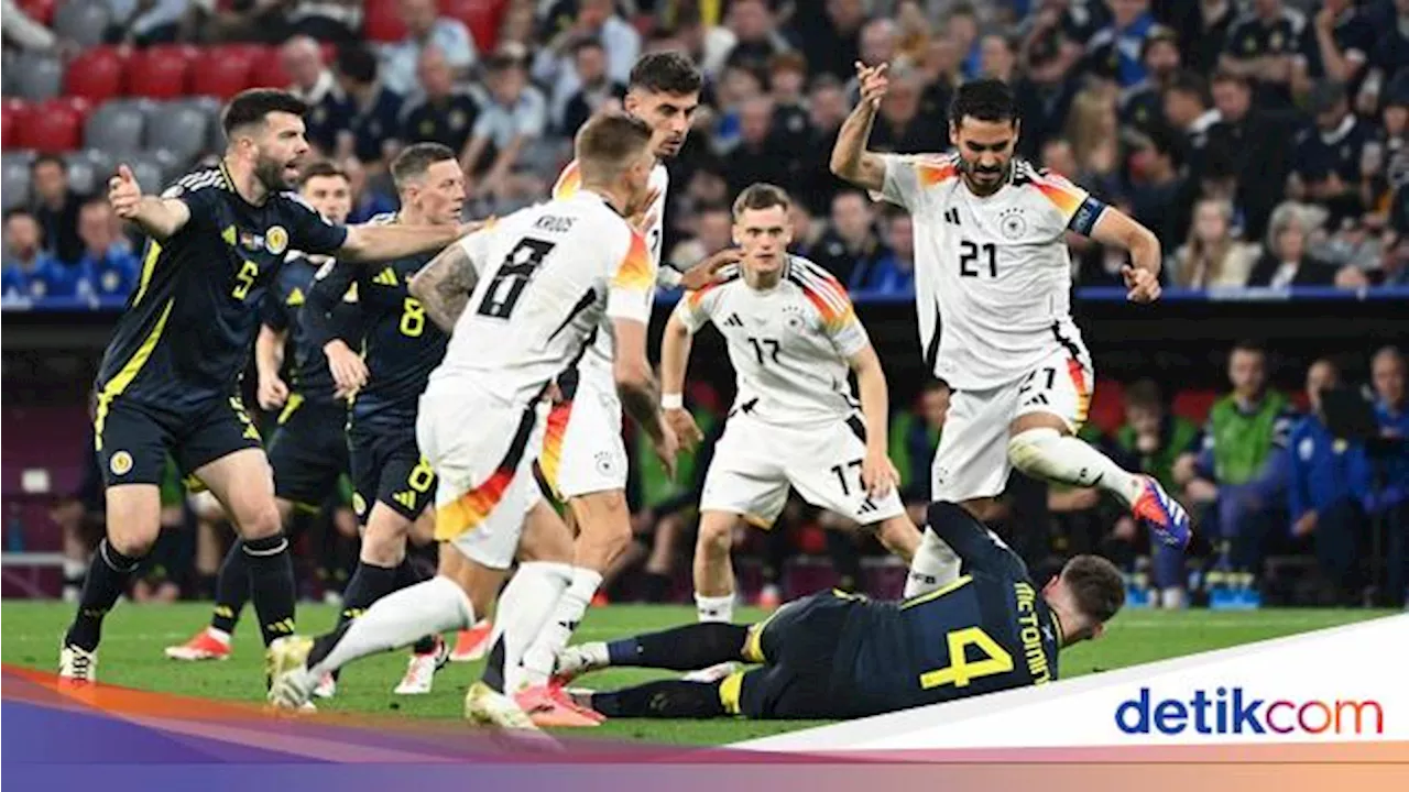 Euro 2024: Jerman Mendominasi Skotlandia di Laga Pembuka