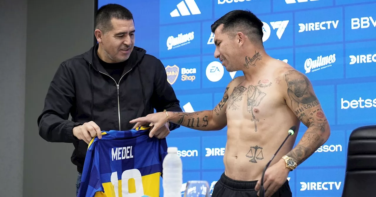 La broma de Riquelme a Medel por el impecable físico del chileno