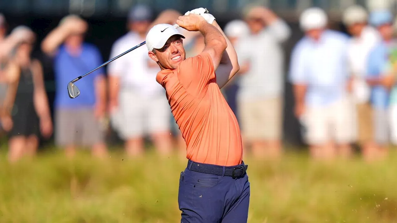 Rory McIlroy caps day with long birdie, shares U.S. Open lead