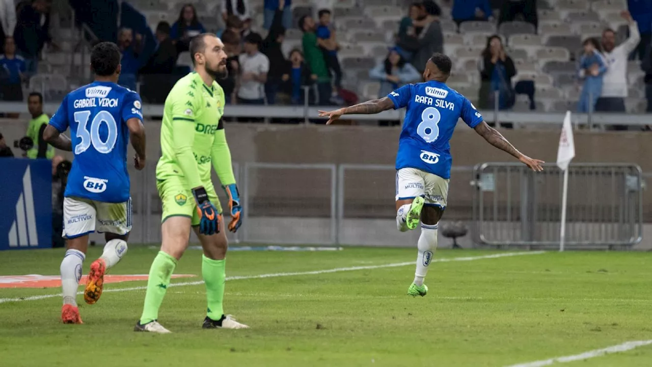 Cruzeiro vence Cuiabá e segue com 100% de aproveitamento em casa no Brasileirão