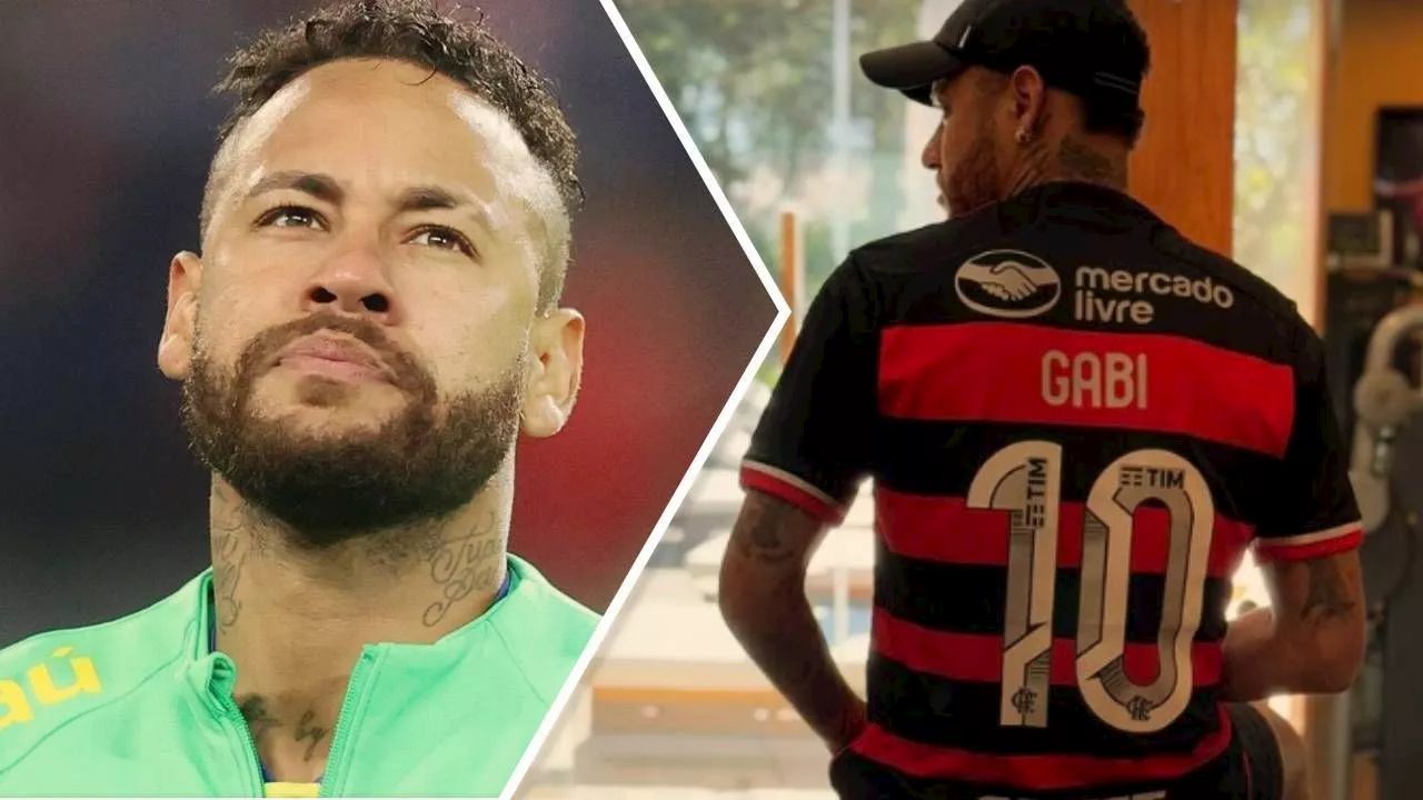 Neymar vai ao Maracanã para assistir a Flamengo x Grêmio