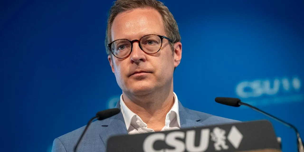 CSU-Generalsekretär Huber plädiert für schwarz-rote Koalition